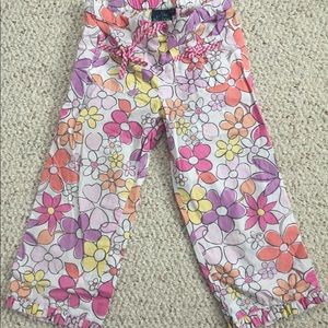 Mini Boden floral pants